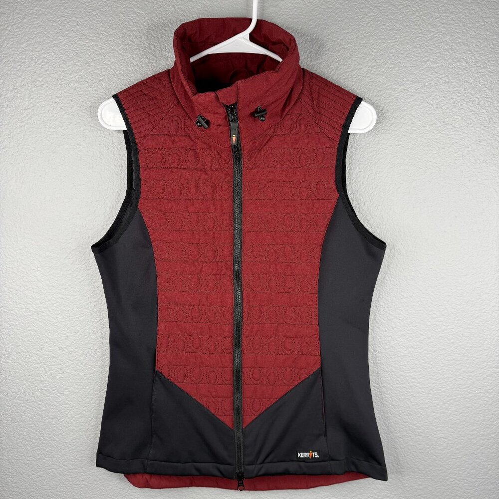 Red Quilted Kerrits Vest